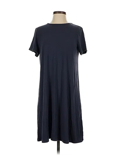Pre-owned Jjill Casual Dress In Gray