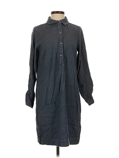 Pre-owned Jjill Casual Dress In Gray