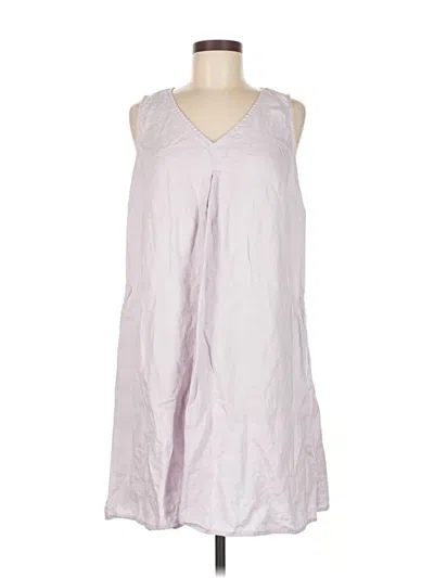Pre-owned Jjill Casual Dress In Gray