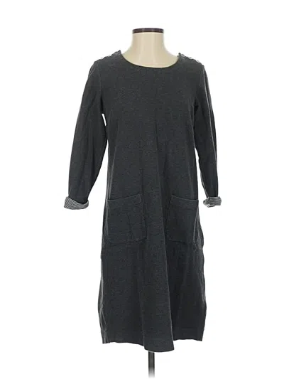 Pre-owned Jjill Casual Dress In Gray