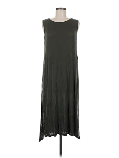 Pre-owned Jjill Casual Dress In Gray