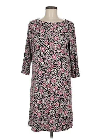 Pre-owned Jjill Casual Dress In Gray