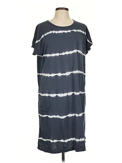 Pre-owned Jjill Casual Dress In Gray