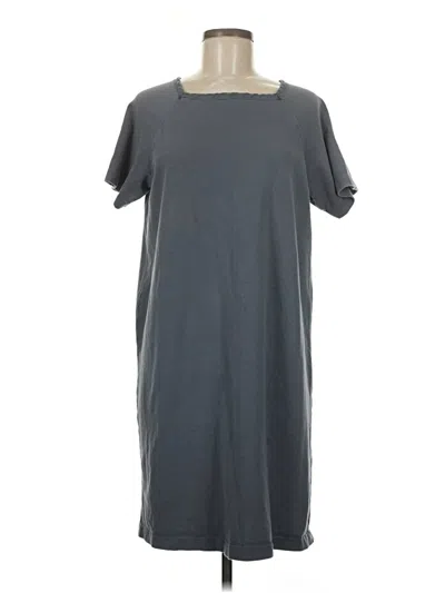 Pre-owned Jjill Casual Dress In Gray