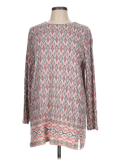 Pre-owned Jjill Casual Dress In Gray