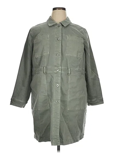 Pre-owned Jjill Casual Dress In Gray