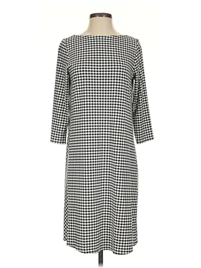 Pre-owned Jjill Casual Dress In Gray
