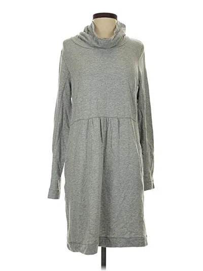 Pre-owned Jjill Casual Dress In Gray