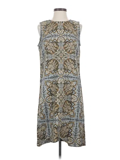 Pre-owned Jjill Casual Dress In Gray
