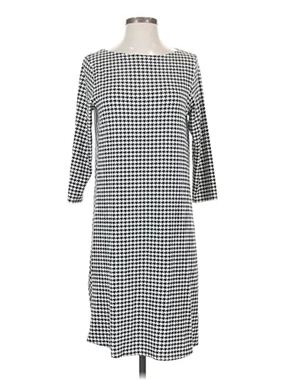 Pre-owned Jjill Casual Dress In Gray
