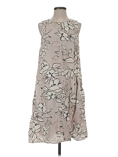 Pre-owned Jjill Casual Dress In Gray
