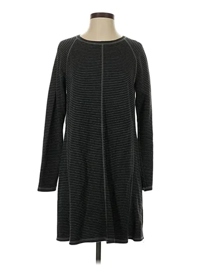 Pre-owned Jjill Casual Dress In Gray