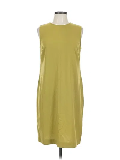 Pre-owned Jjill Casual Dress In Green