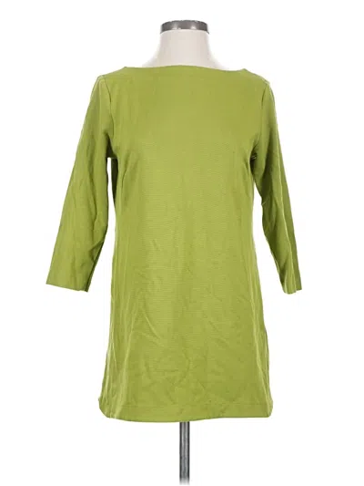 Pre-owned Jjill Casual Dress In Green