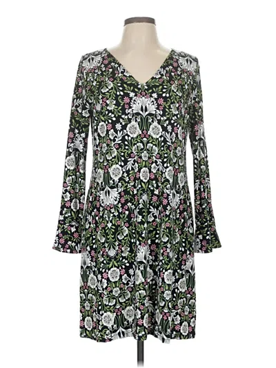 Pre-owned Jjill Casual Dress In Green