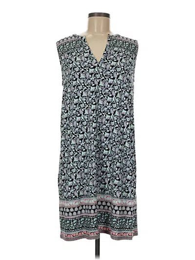 Pre-owned Jjill Casual Dress In Green