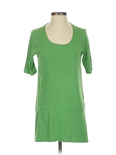 Pre-owned Jjill Casual Dress In Green