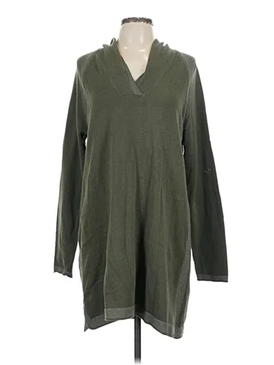 Pre-owned Jjill Casual Dress In Green