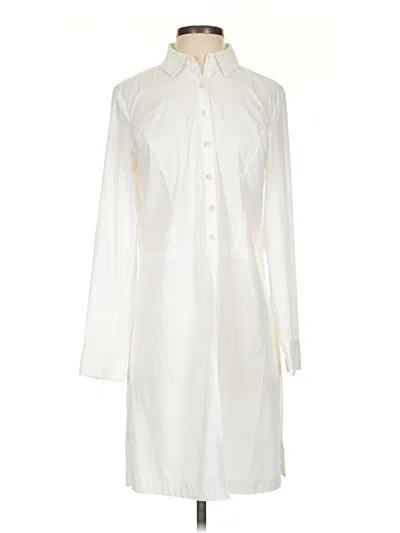 Pre-owned Jjill Casual Dress In Ivory