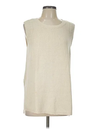 Pre-owned Jjill Casual Dress In Ivory