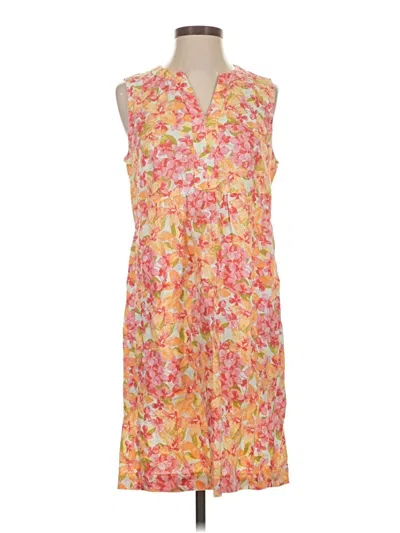 Pre-owned Jjill Casual Dress In Orange