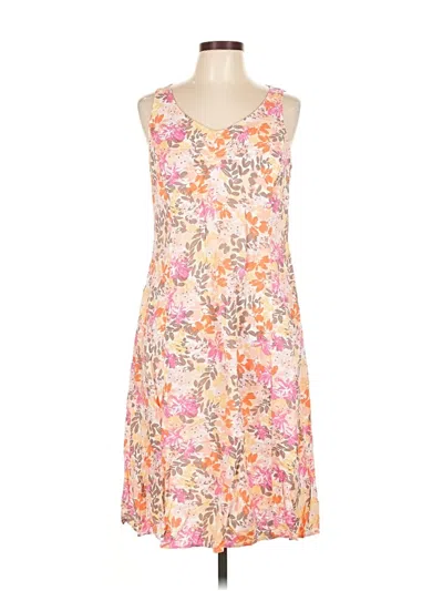 Pre-owned Jjill Casual Dress In Pink