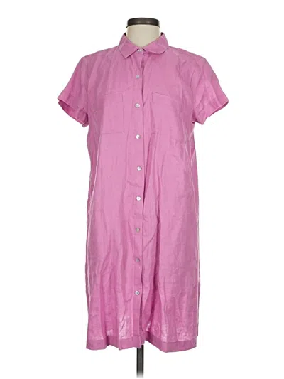 Pre-owned Jjill Casual Dress In Pink