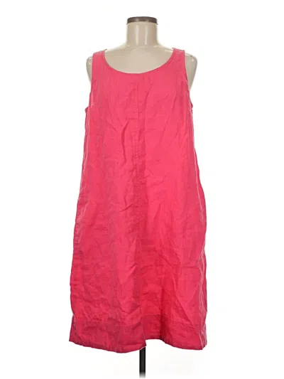 Pre-owned Jjill Casual Dress In Pink