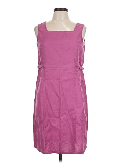 Pre-owned Jjill Casual Dress In Pink