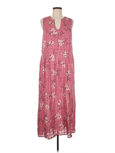 Pre-owned Jjill Casual Dress In Pink