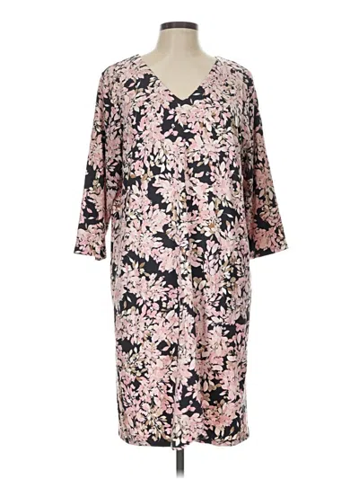 Pre-owned Jjill Casual Dress In Pink