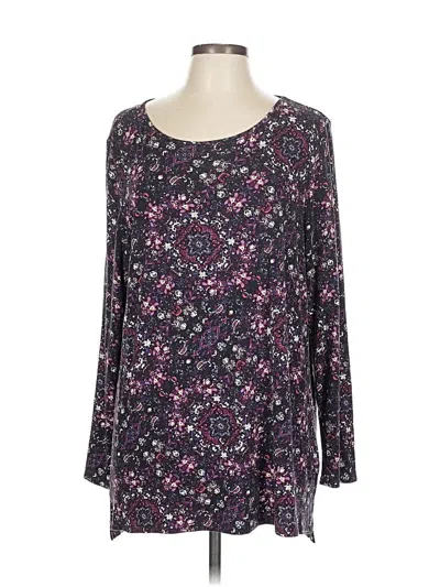 Pre-owned Jjill Casual Dress In Purple