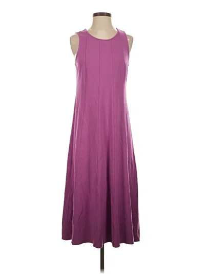 Pre-owned Jjill Casual Dress In Purple