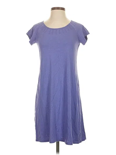 Pre-owned Jjill Casual Dress In Purple