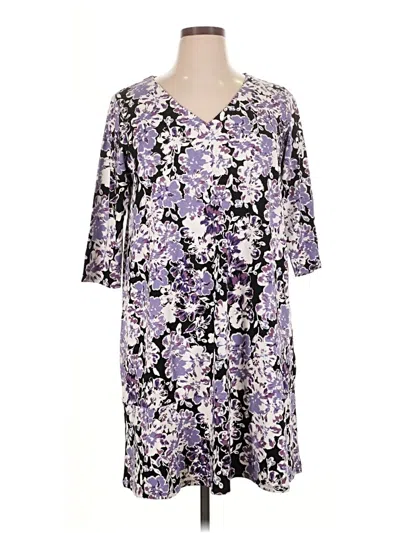 Jjill Casual Dress In Purple