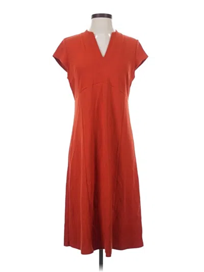 Pre-owned Jjill Casual Dress In Red