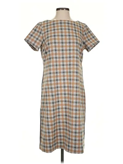 Pre-owned Jjill Casual Dress In Tan