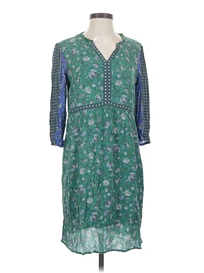 Pre-owned Jjill Casual Dress In Teal
