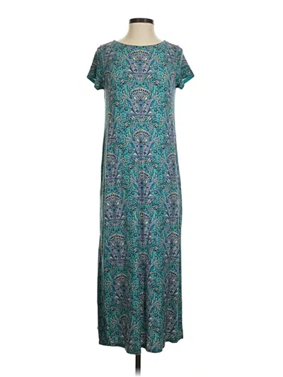 Pre-owned Jjill Casual Dress In Teal