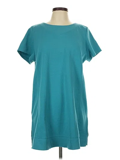 Pre-owned Jjill Casual Dress In Teal