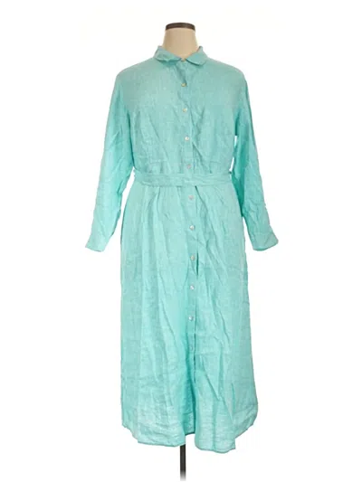 Pre-owned Jjill Casual Dress In Teal