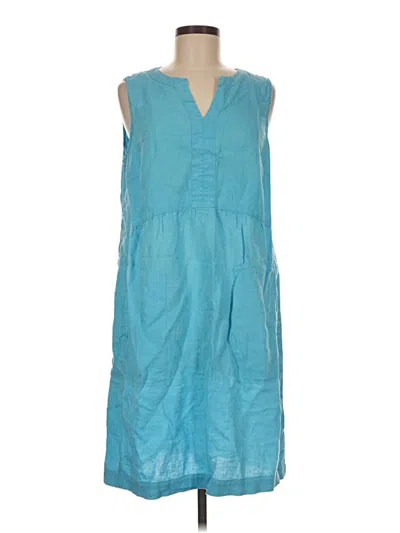 Pre-owned Jjill Casual Dress In Teal