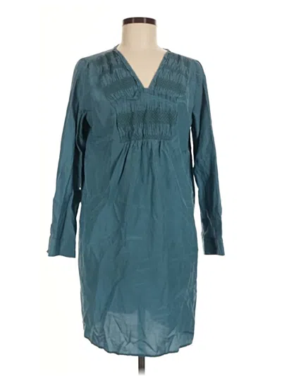 Pre-owned Jjill Casual Dress In Teal