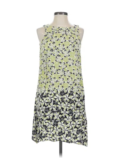 Pre-owned Jjill Casual Dress In Yellow