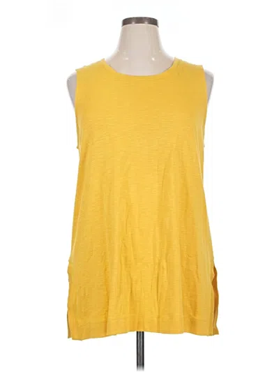 Pre-owned Jjill Casual Dress In Yellow