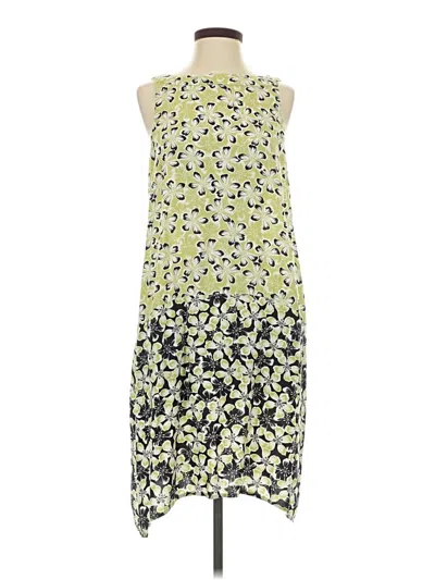 Pre-owned Jjill Casual Dress In Yellow
