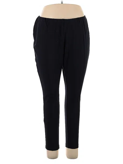 Pre-owned Jjill Casual Pants In Black