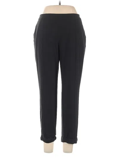 Pre-owned Jjill Casual Pants In Black