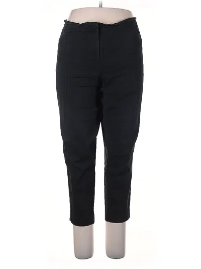 Pre-owned Jjill Casual Pants In Black