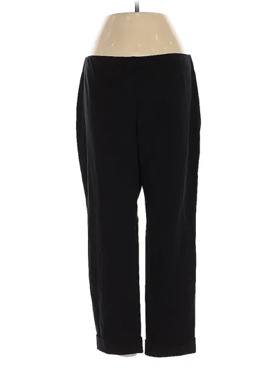 Pre-owned Jjill Casual Pants In Black